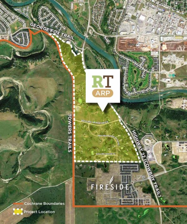 Rolling Trail ARP location map